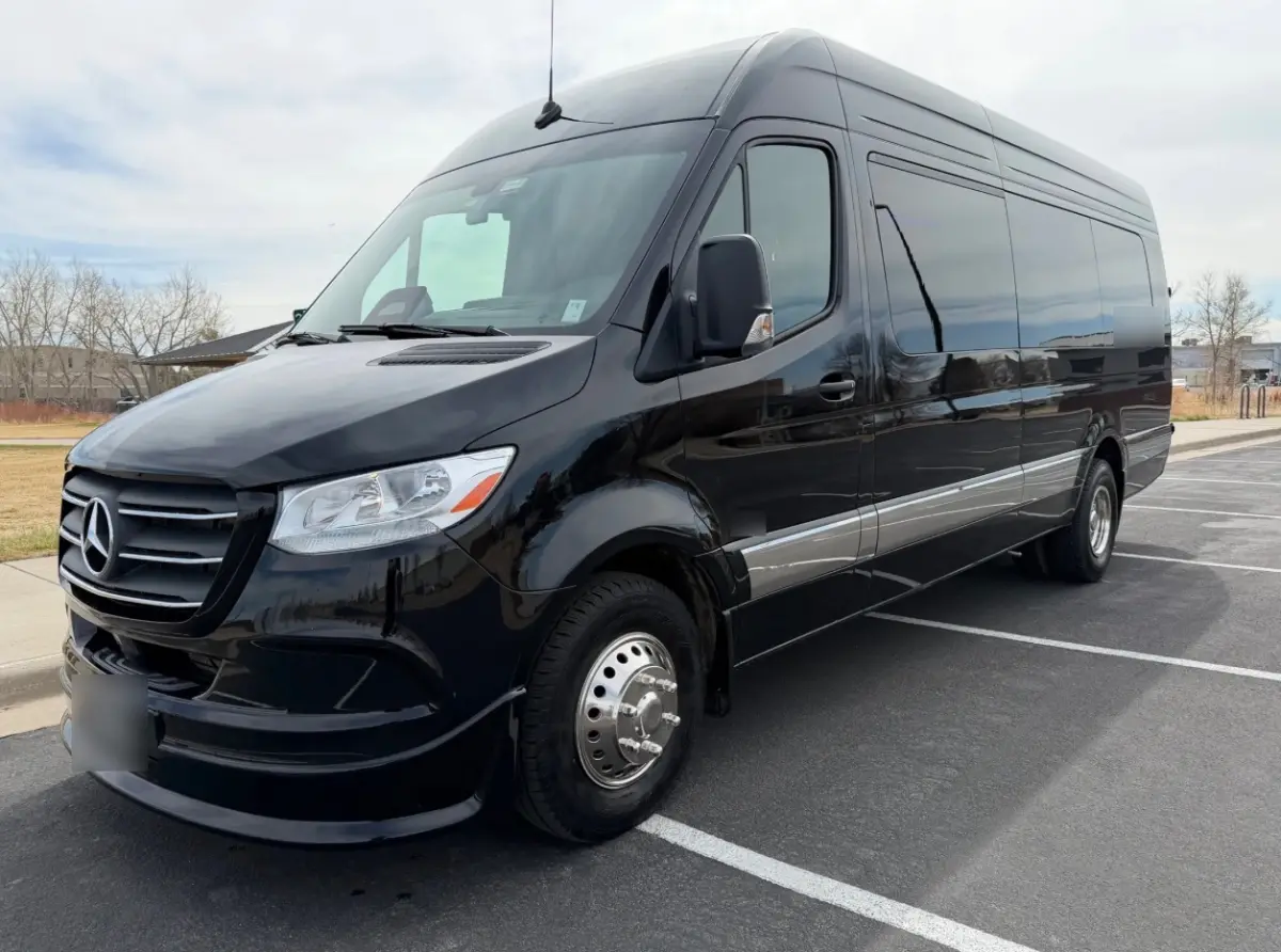 Greenwood Village 13 passenger black executive Sprinter