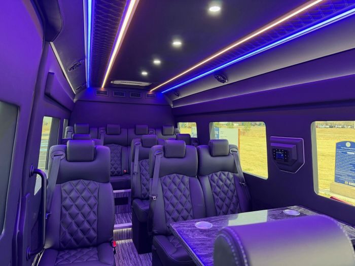 Executive Sprinter seating – Greenwood Village limo service