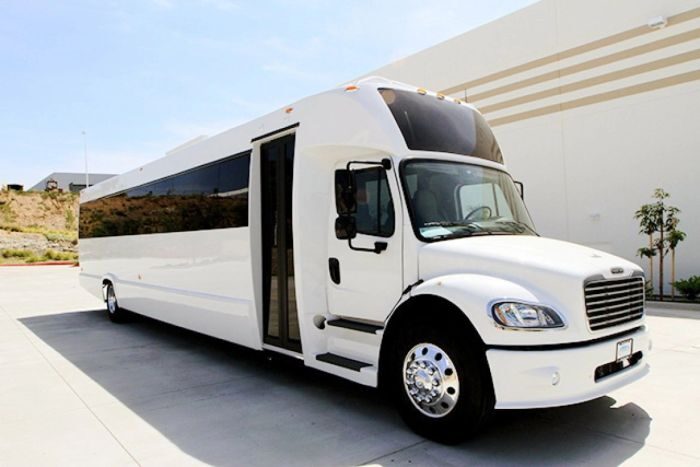 White limo bus – Greenwood Village limo service